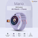 sekyo 'Mario' Kids Smartwatch with GPS | Precise & Real-time Location Tracking | 4G/5G Sim Card, Video/Voice Call | HD Camera, Pedometer, Games, Safe Zone, SOS