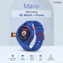 sekyo 'Mario' Kids Smartwatch with GPS | Precise & Real-time Location Tracking | 4G/5G Sim Card, Video/Voice Call | HD Camera, Pedometer, Games, Safe Zone, SOS