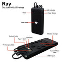Ray 10000 mAh Suction With Wireless Powerbank