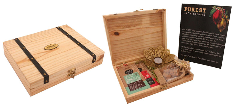 The purist wood hamper box