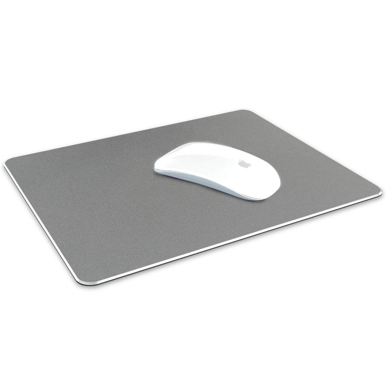 Aluminium Mousepad – Anti-Skid Intensive Gaming Mouse Pad for MacBook, Laptop & Desktop (L)