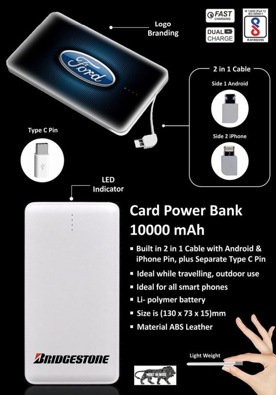 Card Power Bank 10000 mAh