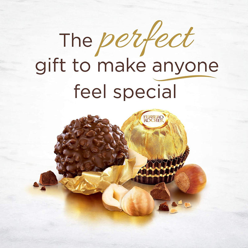 Ferrero Rocher Chocolate Pralines Treat Pack 3 Pieces Pouch, 37 g