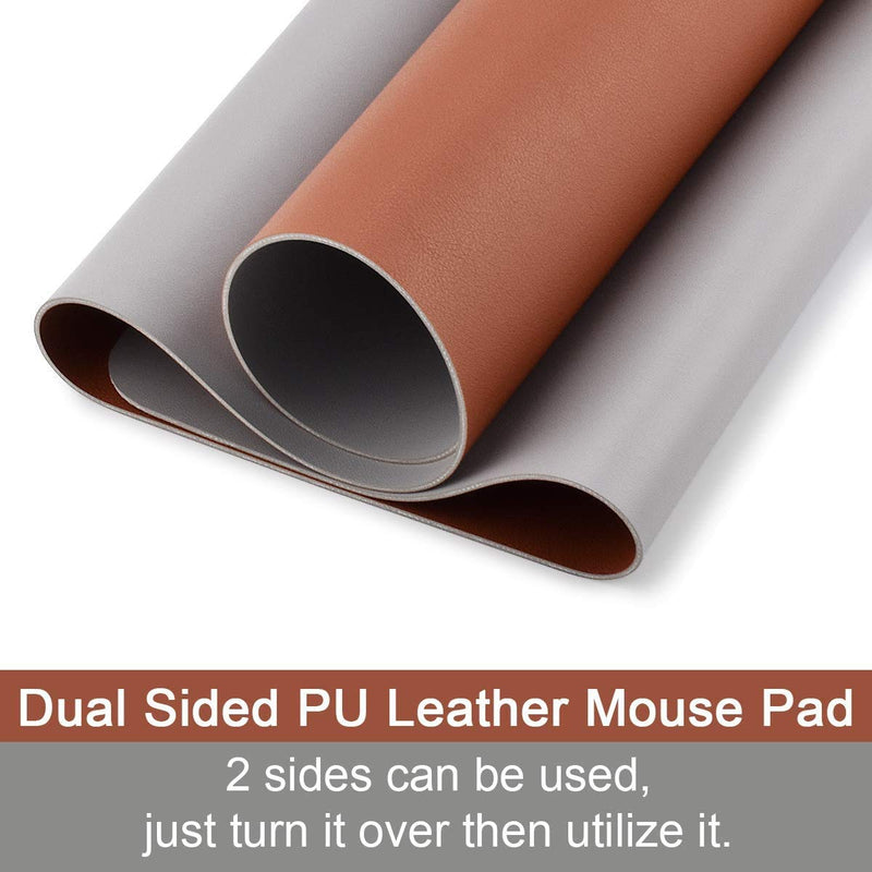 Ultra Thin Waterproof PU Leather Mouse Pad