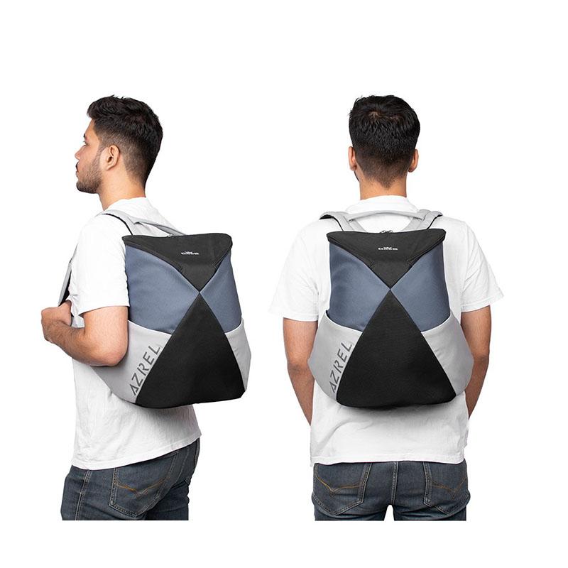 Azrel 15.6 inch Grey Laptop Backpack
