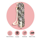 Shakti Workout Yoga Bag - Floral Print with Pocket - Eco Yoga Backpack