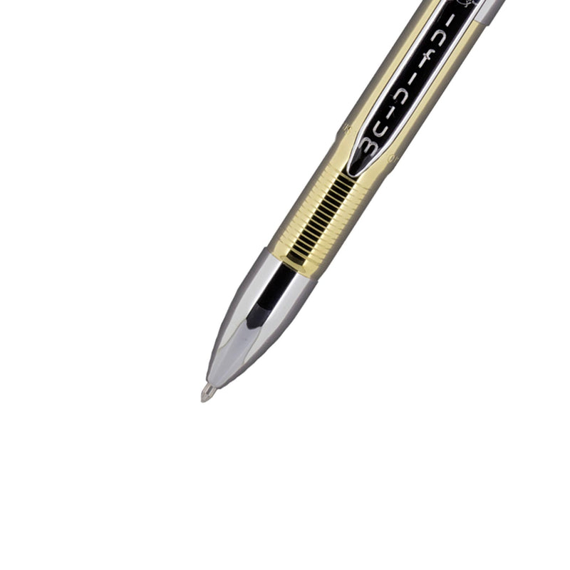 Fisher Space INFGT-1 Infinium Ballpoint Pen With Blue Ink – Gold Titanium Nitride & Chrome