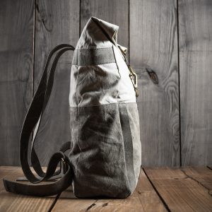 CHARLIE BACKPACK: UPCYCLED ECO-FRIENDLY CANVAS BAG FOR MEN & WOMEN