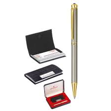 Pierre Cardin Tycoon Set of Exclusive Ball Pen & Card Holder