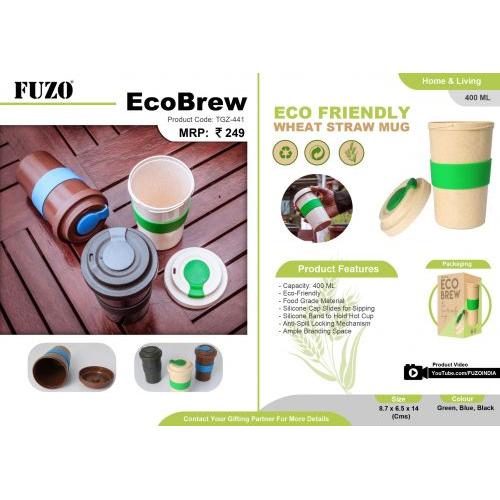 EcoBrew- Eco Friendly Wheat Straw Mug