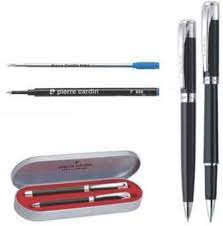 Pierre Cardin Lifetime Roller Pen and Ball Pen, Blue Ink
