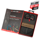 ARCADIO WAVE - Wireless Headset with Super extra bass, Water Resistant , Sweat Resistant IPX4 Technology ,CSR chipset and upto 10 Hours playback with Adjustable Ear Hooks