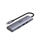 USB-C, 6in1 Dock station, 1xUSB-C to PD+ 1xHDMI(4kx60hz) + 2xUSB3.0 + 1xSD deck + 1xTF deck