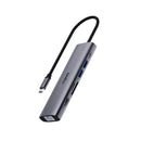 USB-C, 10in1 Dock station,1xVGA + 3xUSB3.0 + 1xUSB-C + 1xSD Card + 1xTF Card + 1xHDMI (4k x30hz) + 1xAudio Output + 1xRJ45 (Fast Eathernet)