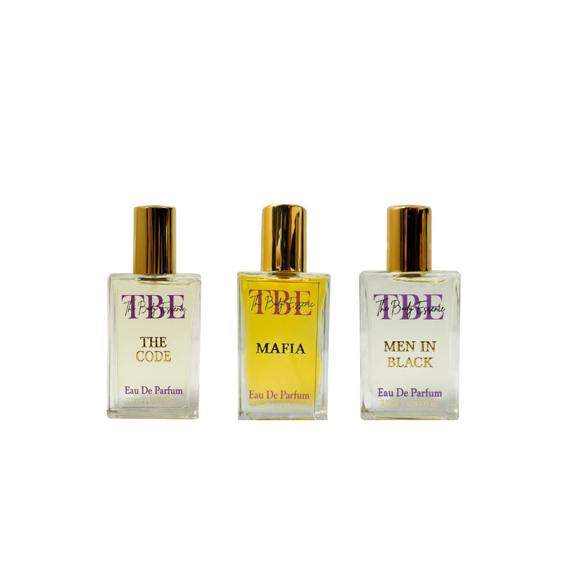 TheCode/Mafia/MIB Luxury Perfume for Men's 25ml Set of 3