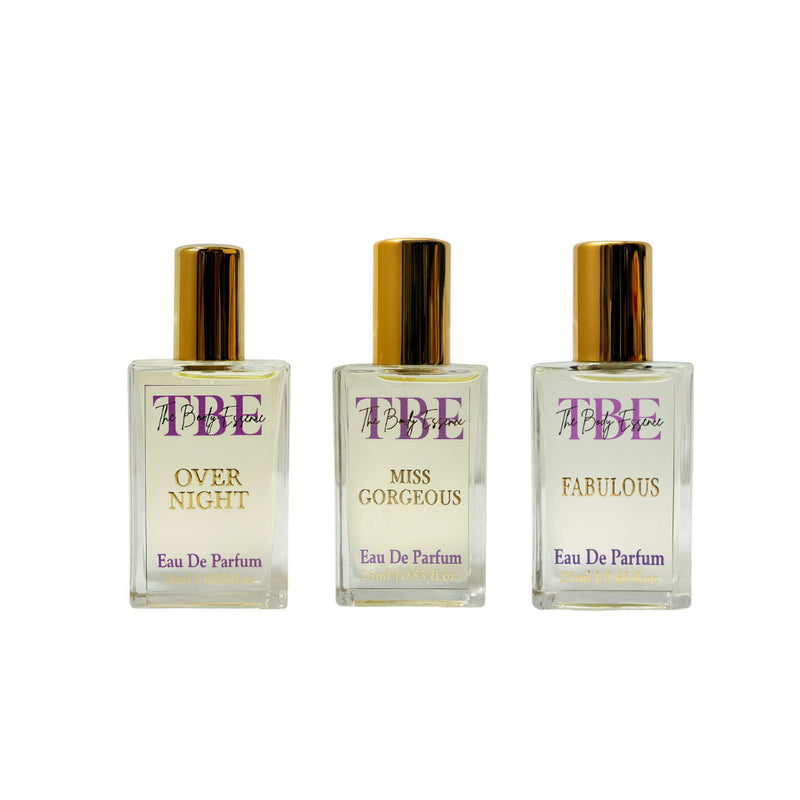 OVERNIGHT/MSGRGS/FBLS Luxury Perfume for Men's 25ml Set of 3