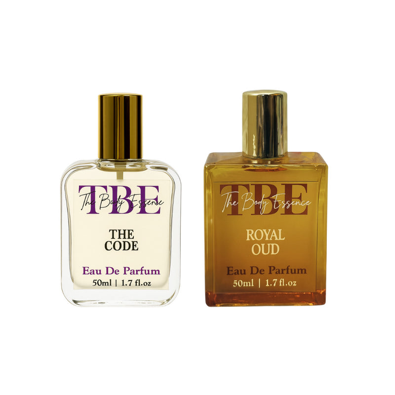 THE CODE/ROYAL OUD Premium Perfume for Men & Women 50ml Set of 2