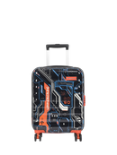 Uppercase Cyber Punk Hard Luggage Trolley Bag  Black