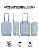 Uppercase Astro Hard Luggage Trolley Bag Powder Blue