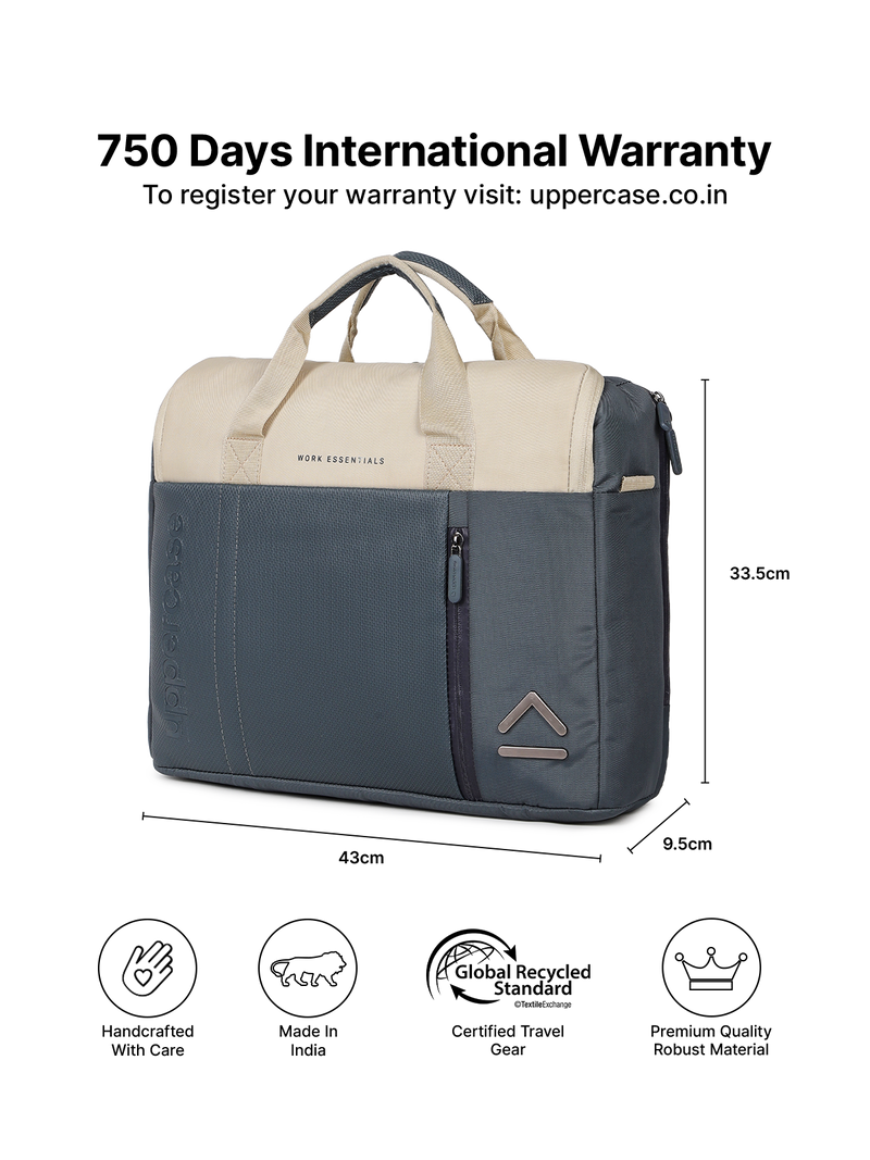 Uppercase Omega 02 Messenger Bag Steel Blue