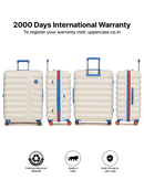 Uppercase Astro Hard Luggage Trolley Bag  Beige