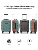 Uppercase Arbor Hard Luggage Trolley Bag  Green