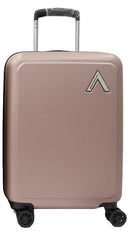 Aristocrat Chromium Cabin 55 Cm(Small) 8 Wheels Trolley Bags for Travel Hard Case Luggage, Lightweight Bag with Combination Lock & Robust Trolley with 5 Years Warranty (Brown)