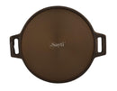 Bharu Sayti RK Pre-Seasoned Cast Iron Tawa for Dosa|30cm/12Inches