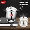 PIGEON Idly Maker 6 Plates Compatible with Induction and Gas Stove