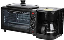 3 in 1 Breakfast Machine Breakfast Station Electric Breakfast Machine Multifunction Mini Drip American Coffee Maker Toaster Oven Frying Pan Toaster