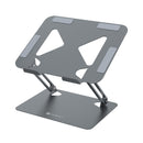 Portronics My Buddy K7 Portable Laptop Stand || Ventilated board for Laptop Cooling | Compatible with upto 17’’ Laptops | Multiple Adjustable Angles | Carbon Steel Body | Posture Support | Newly Launched(Grey)
