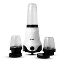 Steelbird Terminator 300-Watt Nutri Pro Mixer Grinder for Wet & Dry Grinding with All In One - 3 Jar for Spice Herb Cereal Beans Vegetables Fruits Nuts Spices