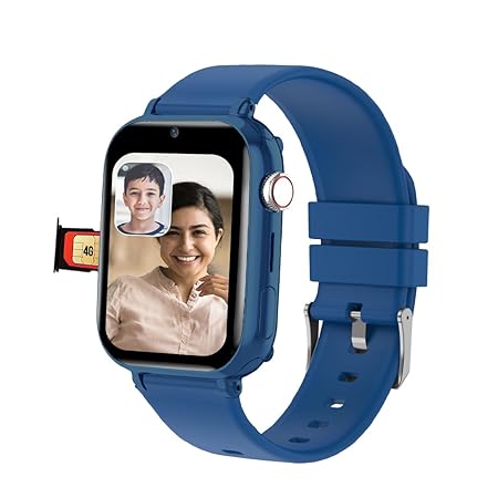 sekyo Magic Pro Kids GPS Smart Watch |Precise & Real-time Location, 4G/5G Sim Card, Video Call | Camera, 7 Games, History Route, Pedometer, Geo Fence, SOS