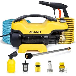AGARO Supreme Plus 2200W 140bar Yellow High Pressure Washer