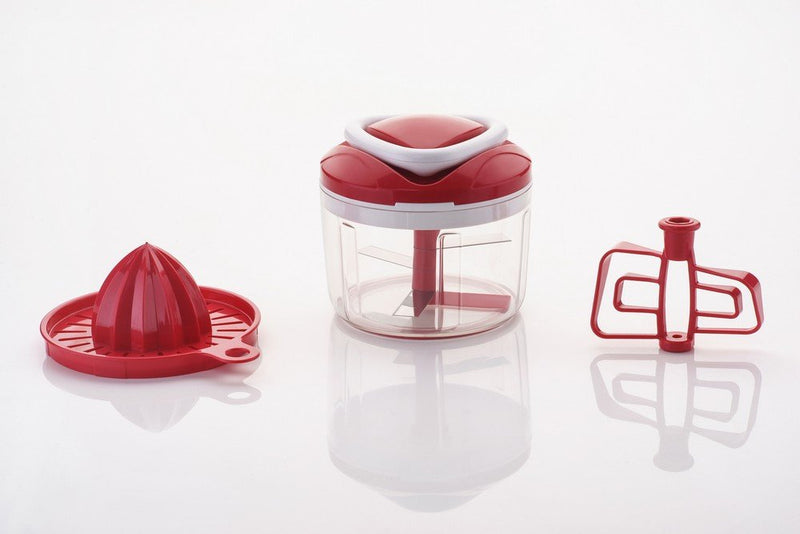 Ganesh Easy Pull 3-In-1 Plastic Chopper - 650Ml