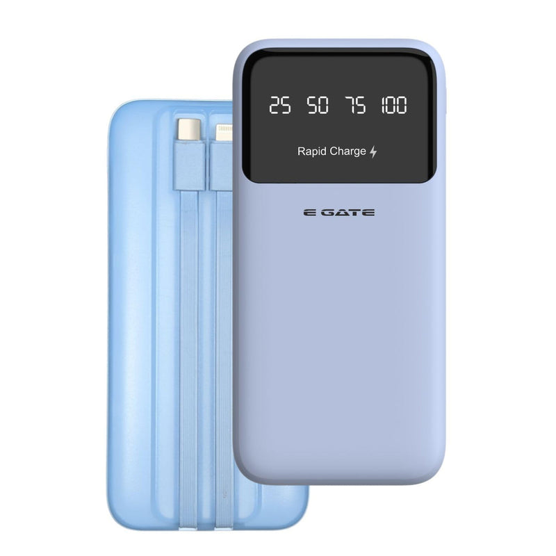 E GATE 105P Powerbank 10000mAh Fast Charging | Lightening (Blue)