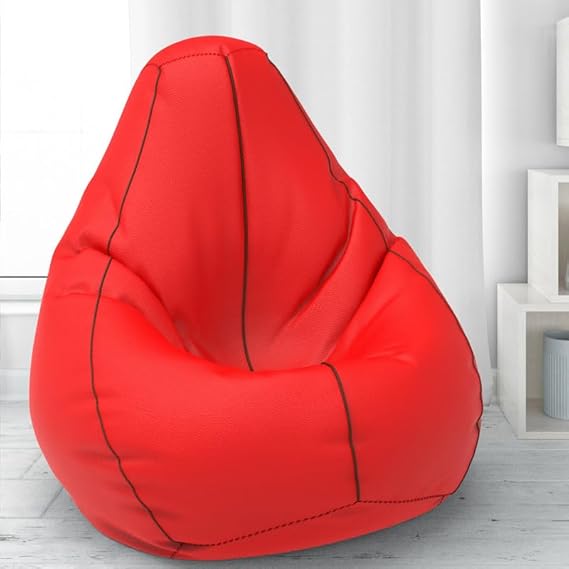 GENERIC Red Lounger Bean Bag without Beans