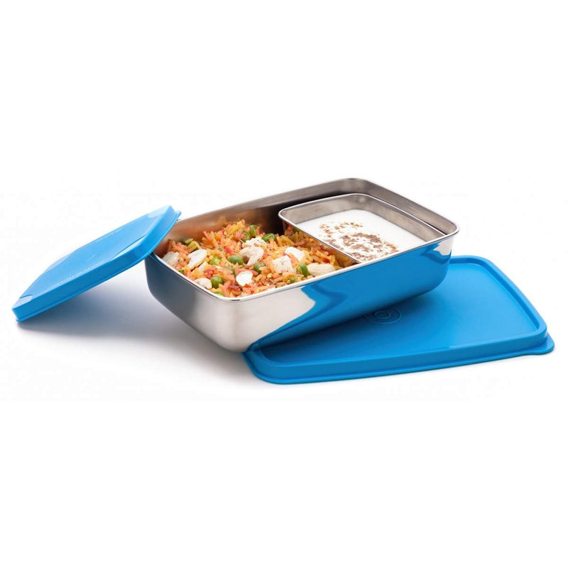 Compact steel lunch box