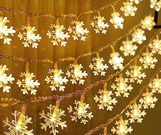 Generic Plastic Decorative Snowflake 14 Led