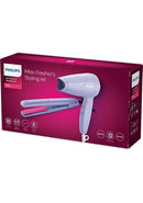 Hair Straightener and Dryer Combo Pack HP8643/56