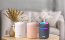 Desidiya® 300ml Mini Air Humidifier | Compact Electric Aroma Diffuser for Room Freshness, Home & Office Use – Random Color (Fragrance Oil & Liquid Not Included)