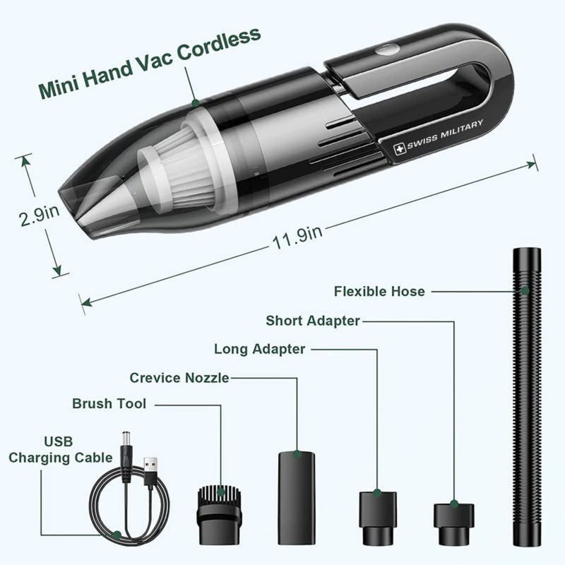 Wireless Vacuum Cleaner For Car, Home, Office