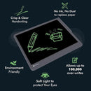 Portronics Ruffpad 15 Re-Writable LCD Screen 38.1cm (15-inch) Writing Pad for Drawing, Playing, Handwriting Gifts for Kids & Adults (Grey)