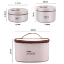 HOQ Stainless Steel Bento Box with Thermal Case 4 Tier 2000 ML