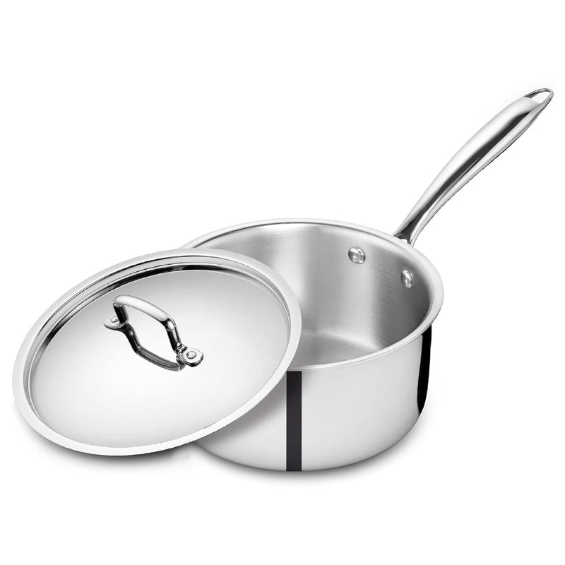 18 cm Triply SS Sauce Pan 18029