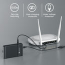 Portronics Power Plus II Mini UPS for 12V WiFi Router Broadband Modem & Upto 3A AirFiber Router, UPS Power Backup for WiFi Router & AirFiber