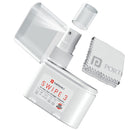 Portronics Swipe 3 Screen & Camera Cleaning Chemical Free Liquid Solution, 250GSM Micro Fibre Cloth, Cleaning Spray for Laptop, TV Screen, Mobile Phone Screen, Camera Lenses, Tablet, Monitor (White)