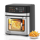 INALSA Air Fryer Oven|12L,1700W|Stainless Steel Body|12-in-1 Functions,Fry,Bake,Grill,Dehydrate&Reheat|12 Preset