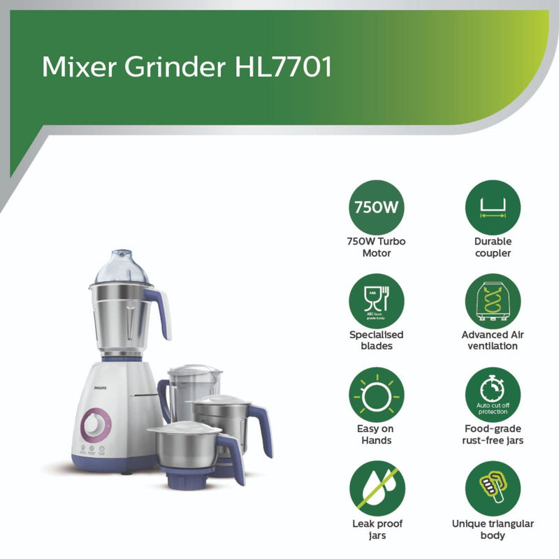 750W 4 Jar Mixer Grinder HL7701