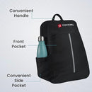 Portronics Byte Laptop Backpack Bag with 15.6 Inch Laptop Sleeve, Bottle Pocket, 27 Litres, (Black)